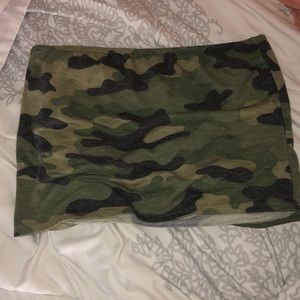 camo tube top